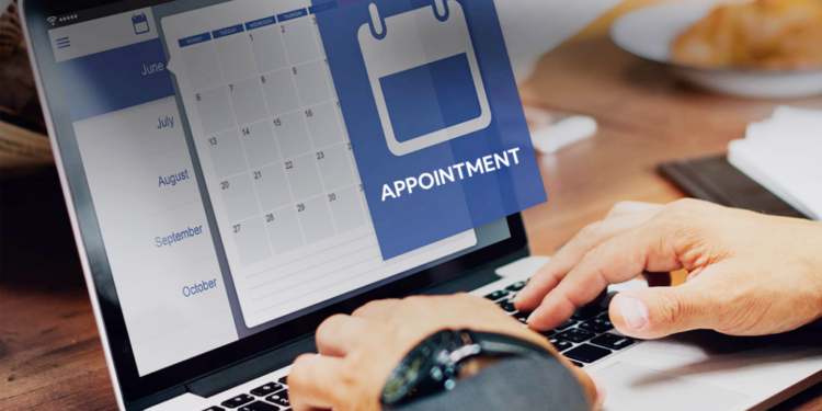 How does online appointment scheduling software work